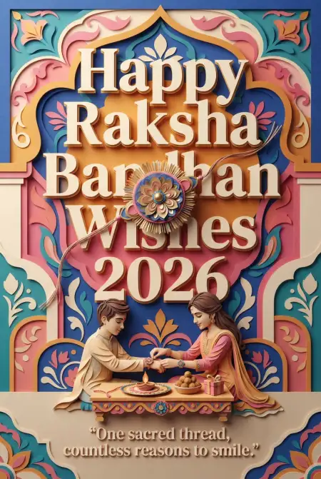 Latest Happy Rakhi Wishes 2026 - Free Happy Rakhi Wishes 2026 Download