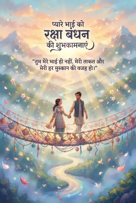 Latest Raksha Bandhan Wishes In Hindi - Free Raksha Bandhan Ki Shubhkamnaye In Hindi Download