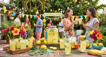 Lemon Juice Commercial Ad Background - Free Lemon Juice Background Download