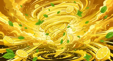 Lemon Juice Liquid Art Background - Free Lemon Juice Background Download