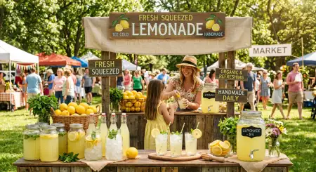 Lemon Juice Marketing Banner - Free Lemon Juice Background Download