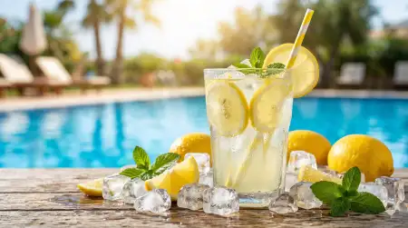 Lemon Juice Refreshing Summer Wallpaper - Free Lemon Juice Background Download
