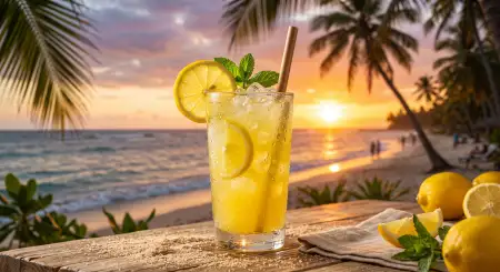 Lemon Juice Tropical Wallpaper Background - Free Lemon Juice Background Download