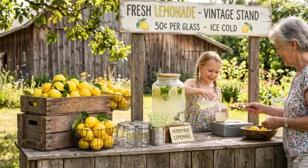 Lemonade Commercial Banner - Free Lemon Juice Background Download