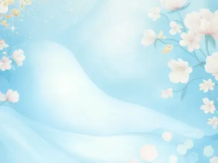 Light Blue Background With Gold Glitter Dust - Free Related Blue Image