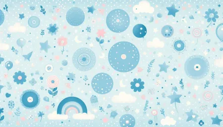Light Blue Polka Dot Background For Playful Designs - Free Background Download