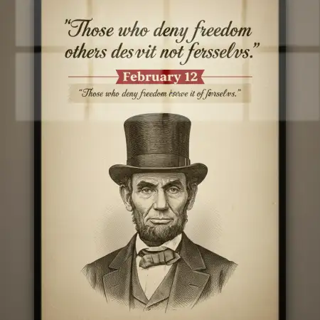 Lincolns Birthday Freedom Quotes - Free Happy Lincolns Birthday Download