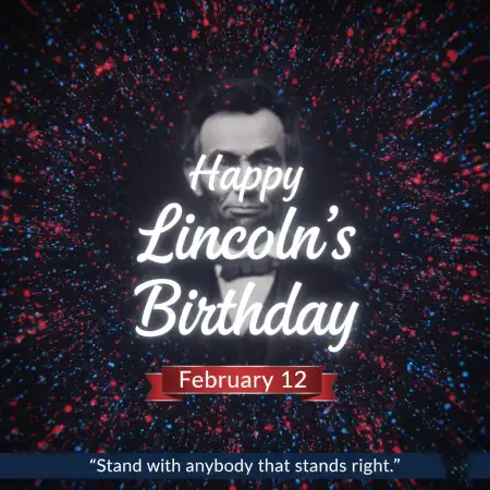 Lincolns Birthday Instagram Story Template - Free Happy Lincolns Birthday Download