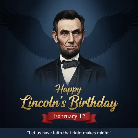 Lincolns Birthday Motivational Message - Free Happy Lincolns Birthday Download