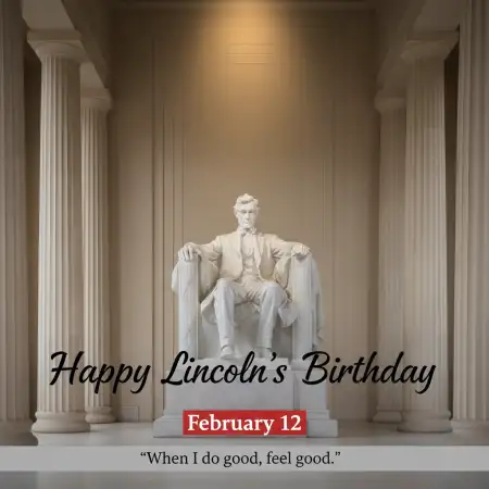 Lincolns Birthday Poster Template - Free Happy Lincolns Birthday Download