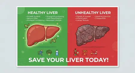 Liver Health Infographic Design - Free National Protect Liver Day 2026 Download
