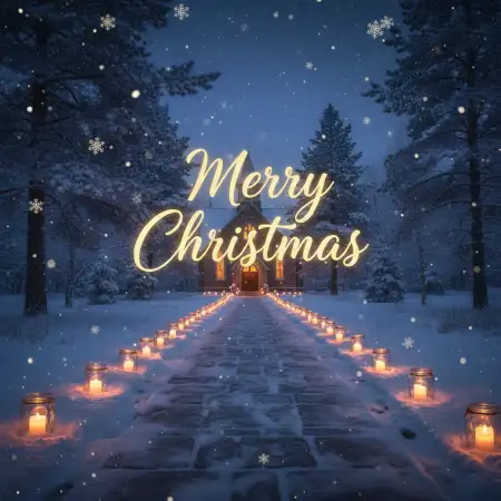 Free Long Merry Christmas Wishes Message From The Heart Background Download