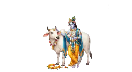 Lord Krishna With Cow Png Janmashtami 2026 - Free Krishna Janmashtami Png 2026 Download