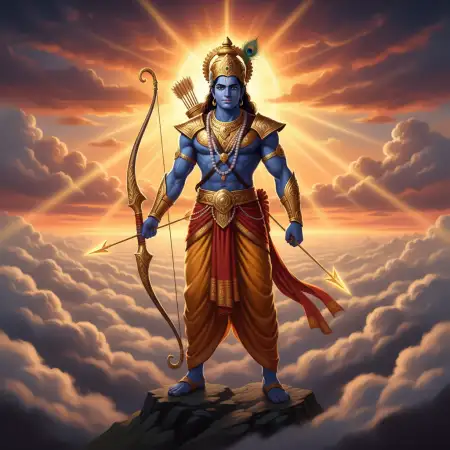 Lord Rama Background Png Transparent Hd - Free Rama Background Download