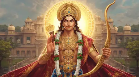 Lord Rama Bow And Arrow Statue PNG - Free Lord Rama With Bow And Arrow Download
