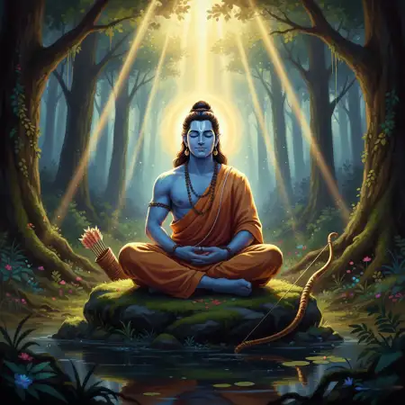 Lord Rama With Hanuman Ji Background - Free Rama Background Download