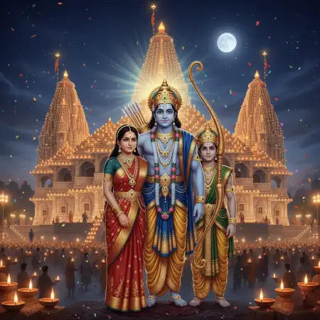 Lord Rama With Sita Background Wallpaper - Free Rama Background Download