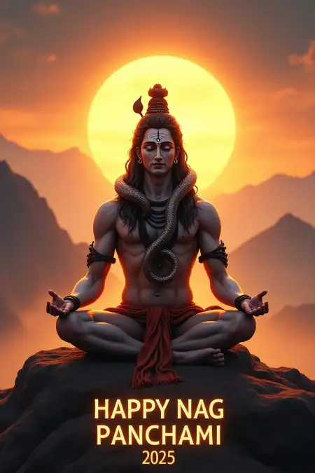 Lord Shiva Nag Panchami 2025 Image Hd - Free Happy Nag Panchami Download