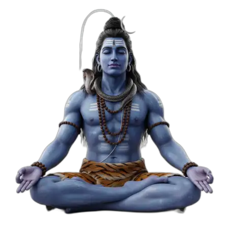 Lord Shiva Png Meditation Pose - Free Lord Shiva Png Download