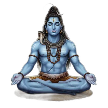 Lord Shiva Png Sitting Pose - Free Lord Shiva Png Download