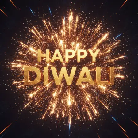 Luxury Brand Happy Diwali Poster Image In Black And Gold Theme - Free Black Download