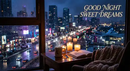 Free Luxury Good Night Sweet Dreams Wallpaper Image Download