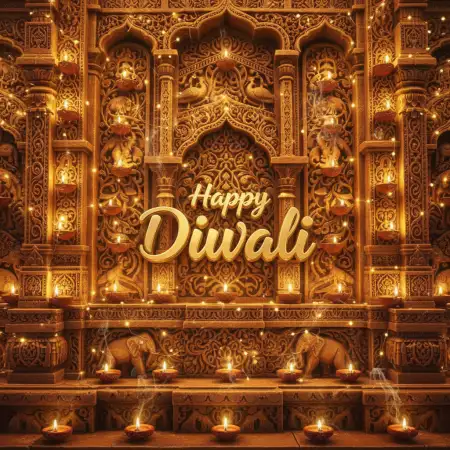 Luxury Happy Diwali 2025 Poster Background - Free Happy Diwali 2025 Wishes Download
