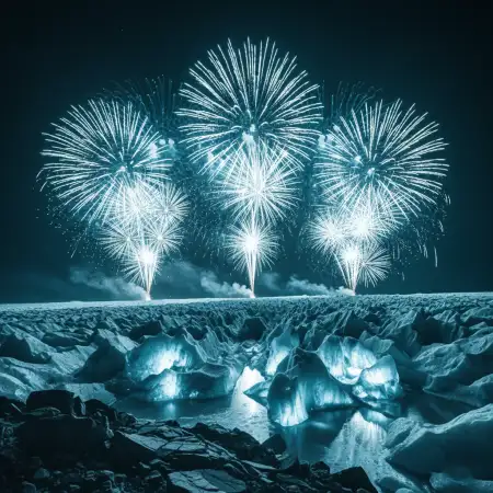 Free Luxury New Year Fireworks Background Background Download