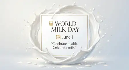 Luxury World Milk Day Poster Template - Free World Milk Day Poster Download