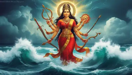 Maa Durga Drawing For Kids Easy - Free Maa Durga Download