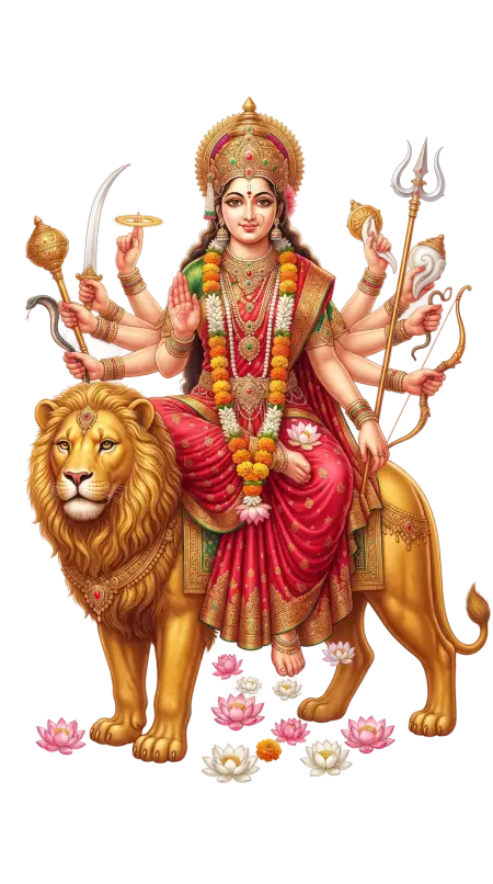 maa durga navratri poster png transparent