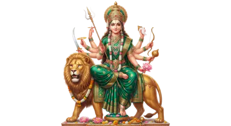 maa durga watercolor art png transparent