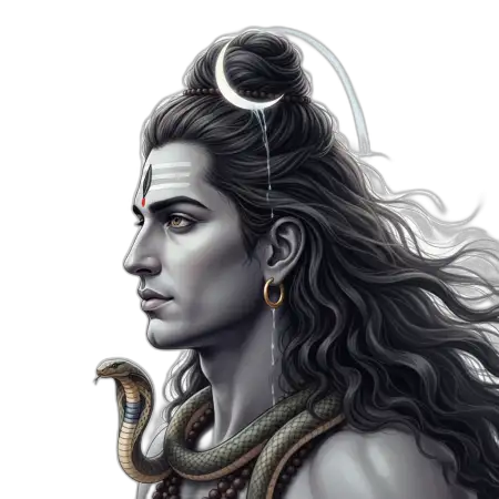 Mahadev Png Divine Look - Free Lord Shiva Png Download
