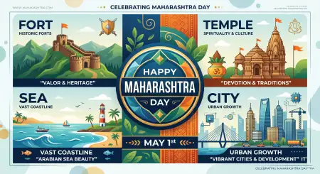 Maharashtra Day 2026 Digital Post Design Free - Free Happy Maharashtra Day 2026 Download