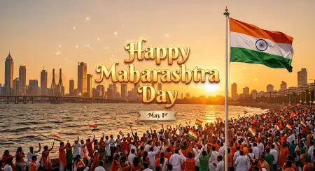 Maharashtra Day 2026 Greeting Card Design Hd - Free Happy Maharashtra Day 2026 Download
