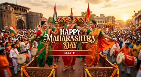 Maharashtra Day 2026 Hd Wallpaper Free Download - Free Happy Maharashtra Day 2026 Download
