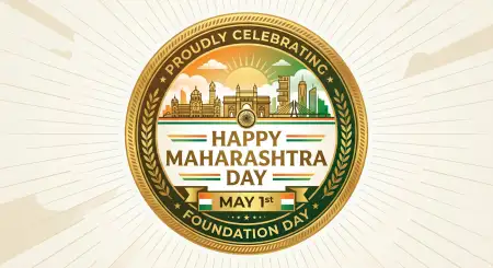 Maharashtra Day 2026 Logo Png Transparent - Free Happy Maharashtra Day 2026 Download
