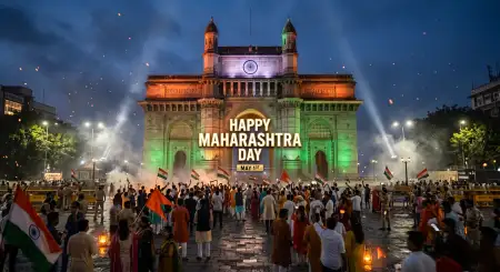 Maharashtra Day 2026 Photoshop Template Free Download - Free Happy Maharashtra Day 2026 Download