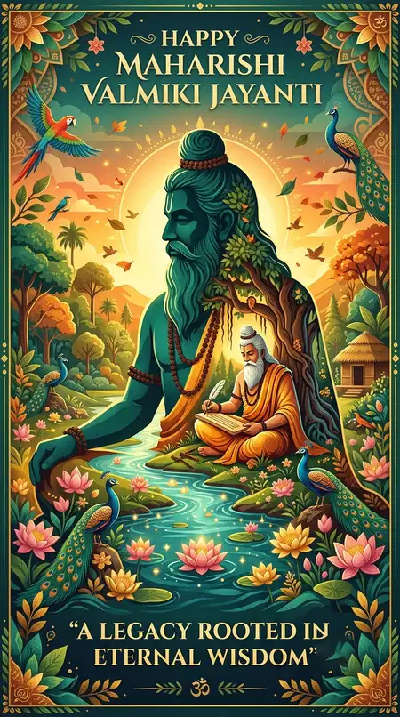 maharishi valmiki jayanti 2026 hardik shubhkamnaye - Happy Maharishi Valmiki Jayanti 2026