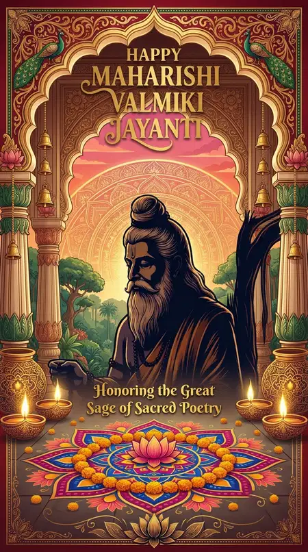 maharishi valmiki jayanti 2026 ramayana writing scene - Happy Maharishi Valmiki Jayanti 2026