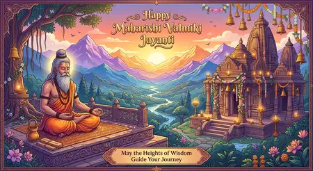maharishi valmiki jayanti 2026 valmiki ji ashram - Happy Maharishi Valmiki Jayanti 2026
