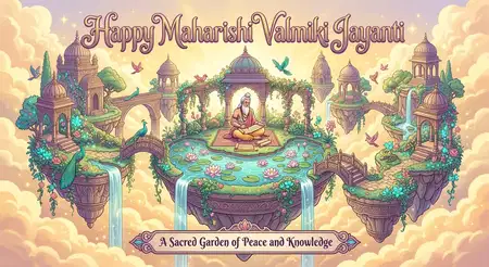 maharishi valmiki jayanti 2026 valmiki ji spiritual artwork - Happy Maharishi Valmiki Jayanti 2026