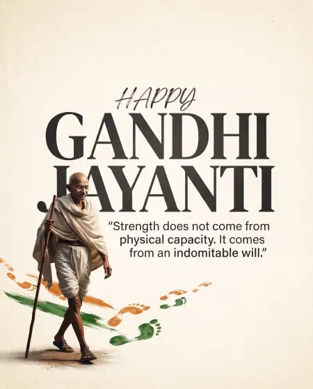 mahatma gandhi jayanti status 2026