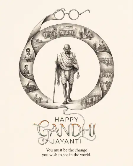mahatma gandhi jayanti wishes 2026