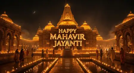 Mahavir Jayanti 2026 Aesthetic Background - Free Happy Mahavir Jayanti 2026 Download