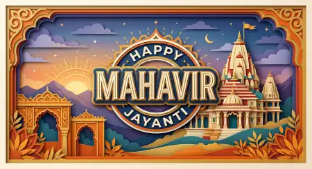 Mahavir Jayanti 2026 Creative Festival Banner Hd - Free Happy Mahavir Jayanti 2026 Download