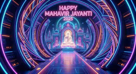 Mahavir Jayanti 2026 Digital Art - Free Happy Mahavir Jayanti 2026 Download