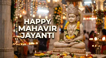 Mahavir Jayanti 2026 Dp Images With Spiritual Quotes - Free Happy Mahavir Jayanti 2026 Download