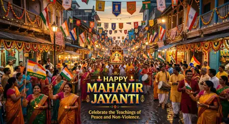 Mahavir Jayanti 2026 Flyer Design - Free Happy Mahavir Jayanti 2026 Download