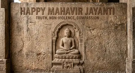 Mahavir Jayanti 2026 Free Hd Wallpaper With Quotes Download - Free Happy Mahavir Jayanti 2026 Download
